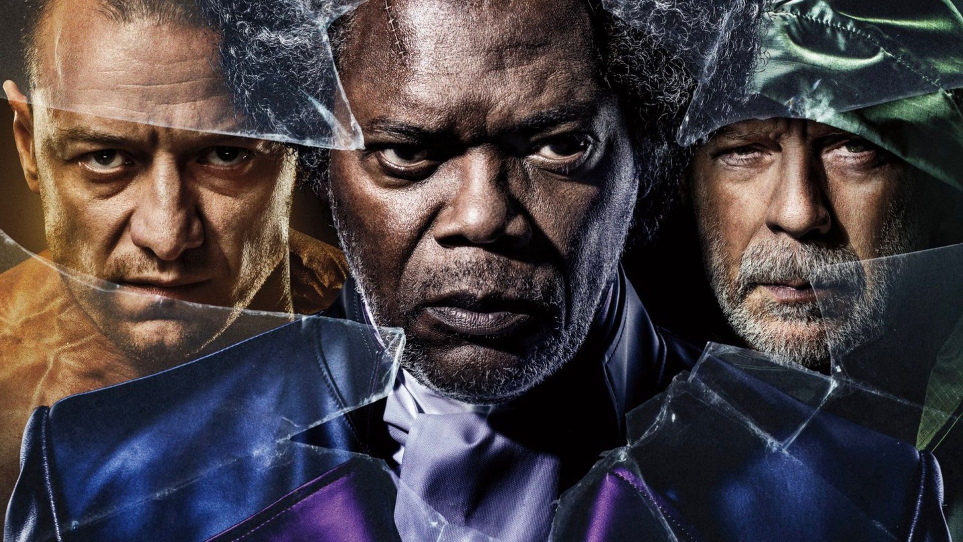 1920x1080 Bruce Willis, Glass (Movie), James McAvoy, Samuel L. Jackson, James McAvoy wallpaper for computer