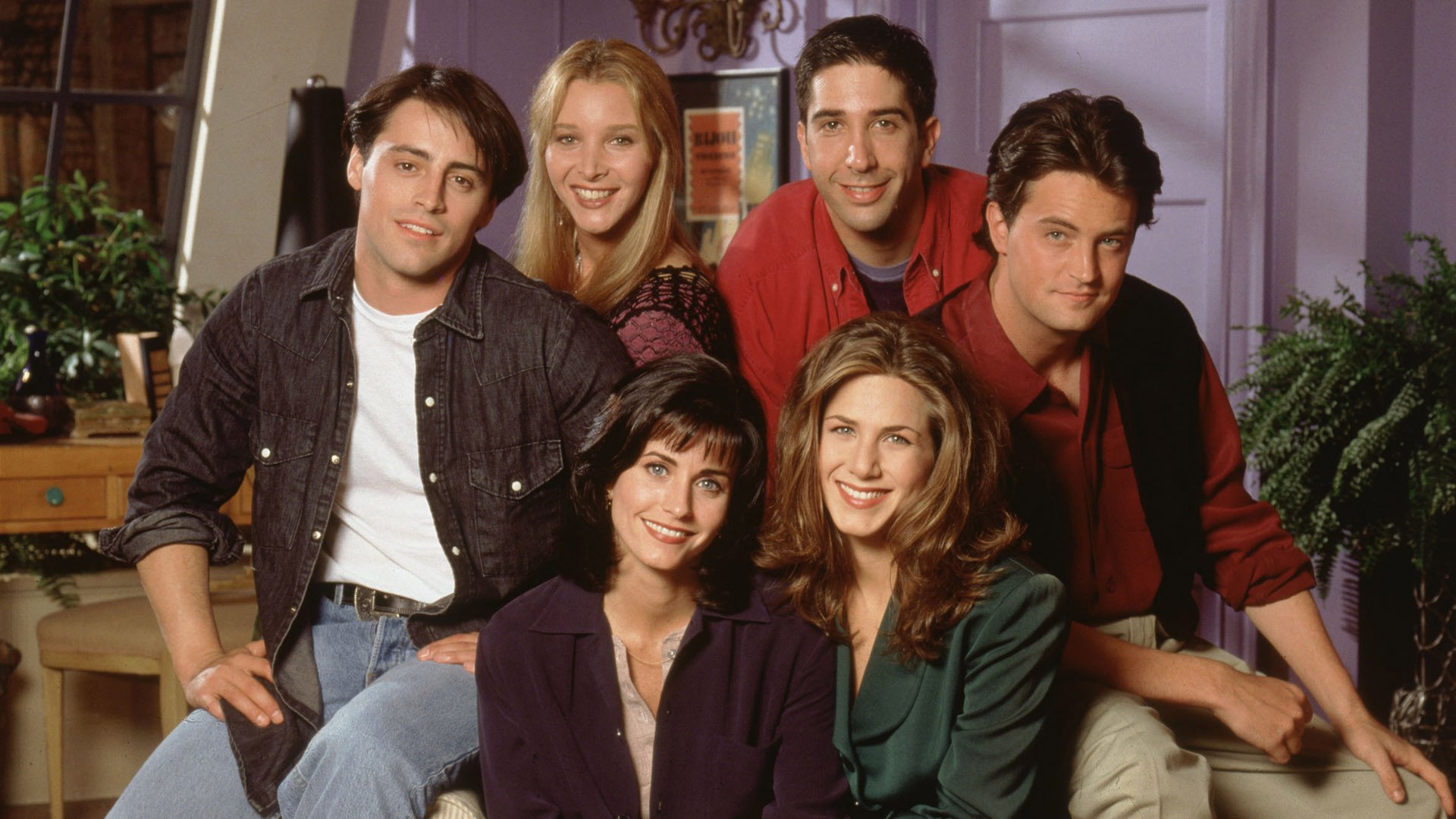 1920x1080 Chandler Bing, Courteney Cox, David Schwimmer, Jennifer Aniston, Joey Tribbiani, Lisa Kudrow, Matt LeBlanc, Matthew Perry, Monica Geller, Phoebe Buffay, Rachel Green, Ross Geller, Jennifer Aniston wallpaper free hd widescreen
