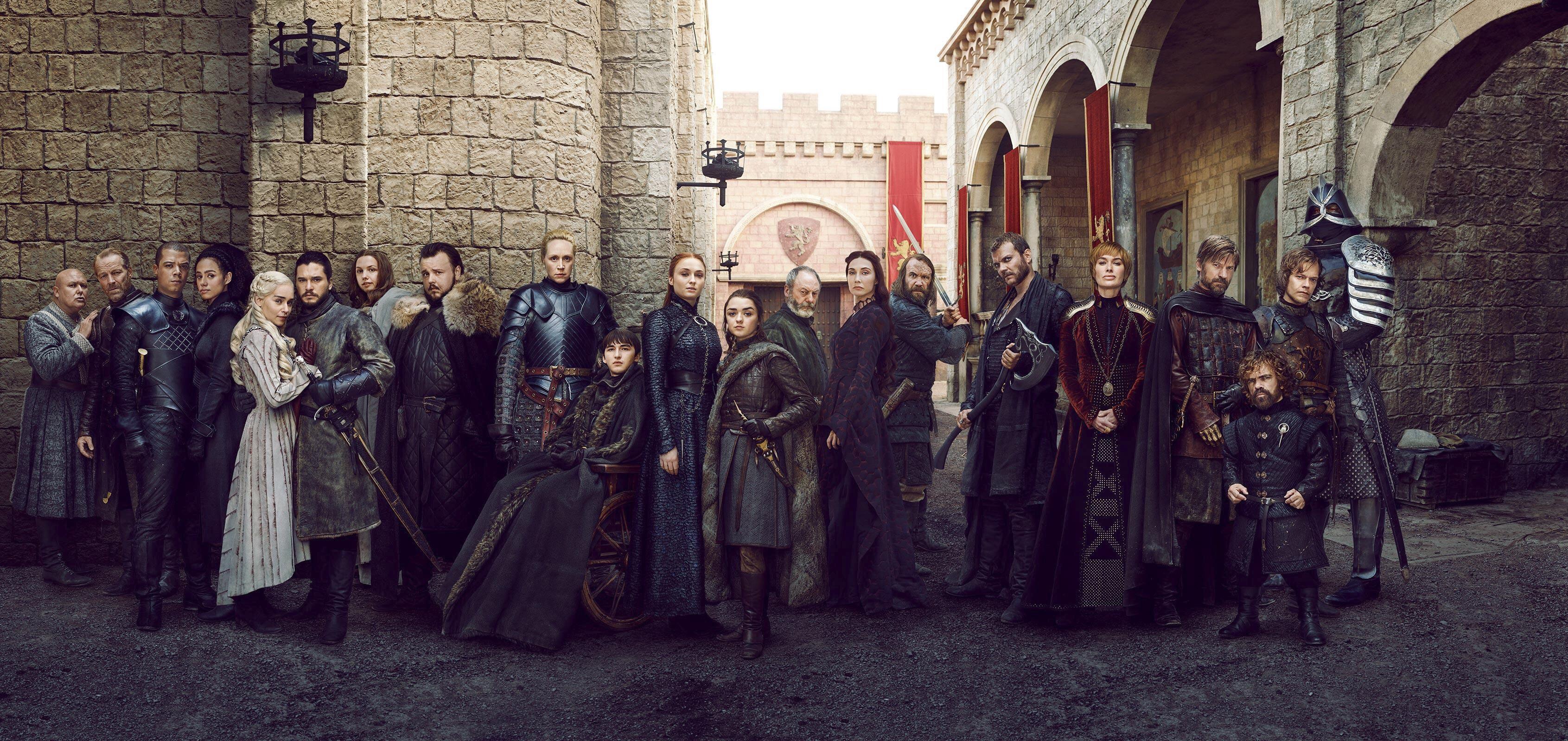 3382x1600 Alfie Allen, Arya Stark, Bran Stark, Brienne Of Tarth, Carice van Houten, Cersei Lannister, Conleth Hill, Daenerys Targaryen, Davos Seaworth, Emilia Clarke, Euron Greyjoy, Game Of Thrones, Gilly (Game Of Thrones), Gregor Clegane, Grey Worm, Gwendoline Christie, Hannah Murray, Iain Glen, Isaac Hempstead-Wright, Jacob Anderson, Jaime Lannister, John Bradley, Jon Snow, Jorah Mormont, Kit Harington, Lena Headey, Liam Cunningham, Lord Varys, Maisie Williams, Melisandre (Game of Thrones), Missandei (Game Of Thrones), Nikolaj Coster-Waldau, Peter Dinklage, Pilou Asbæk, Rory McCann, Samwell Tarly, Sandor Clegane, Sansa Stark, Sophie Turner, Theon Greyjoy, Tyrion Lannister, Kit Harington wallpaper for desktop