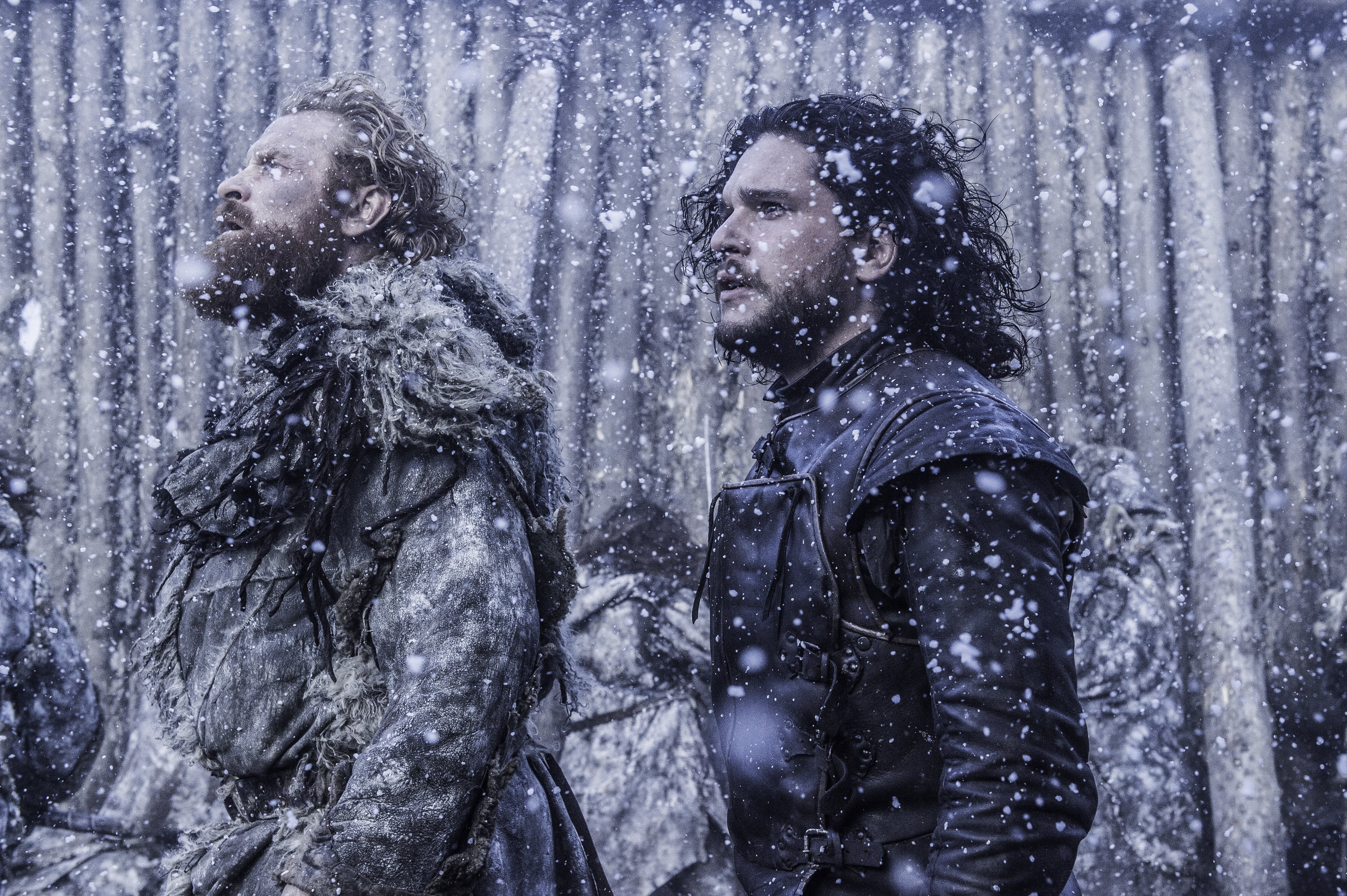 4500x2995 Game Of Thrones, Jon Snow, Kit Harington, Kristofer Hivju, Tormund Giantsbane, Kit Harington widescreen wallpaper