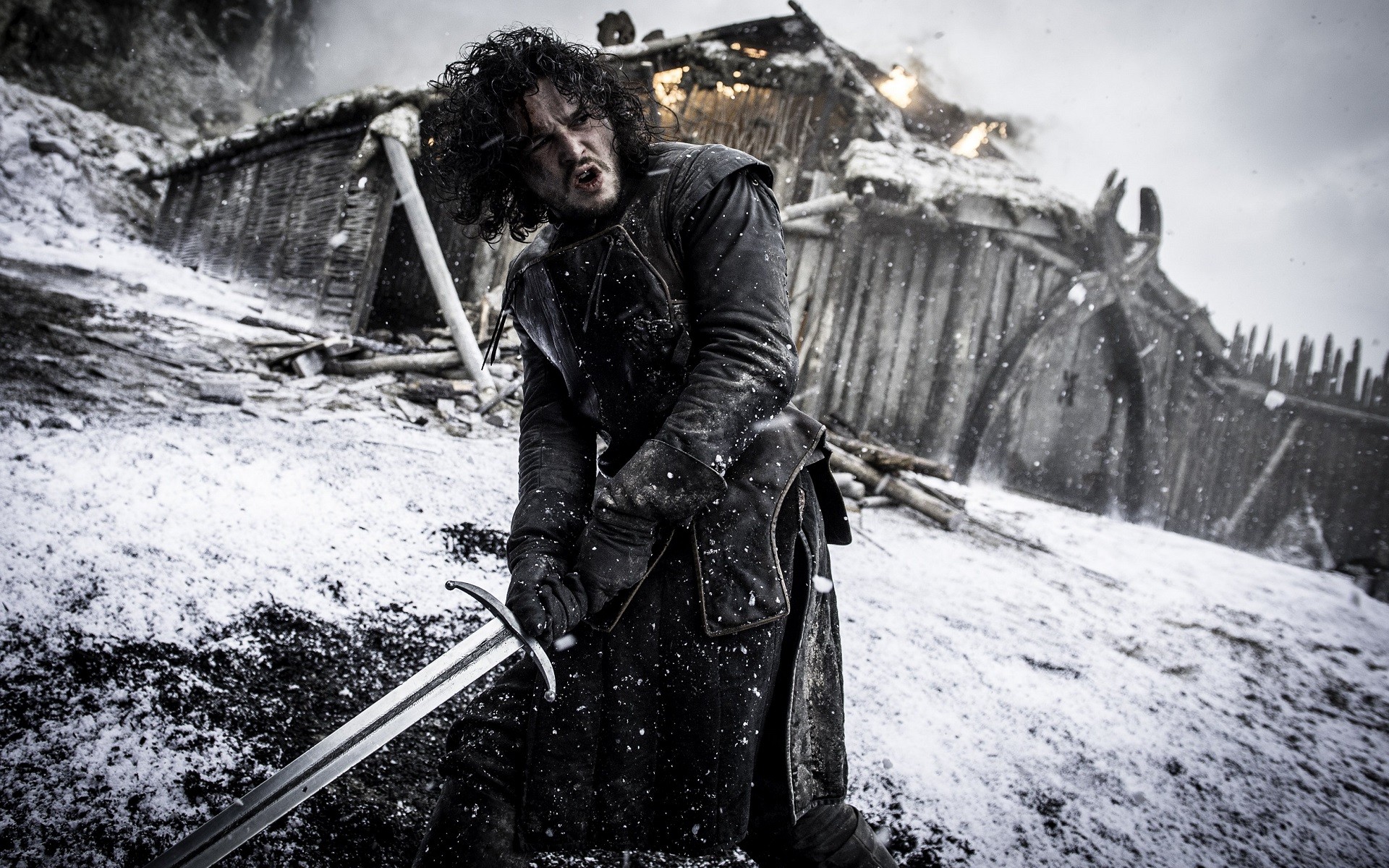 1920x1200 Game Of Thrones, Jon Snow, Kit Harington, Snow, Sword, Kit Harington desktop background
