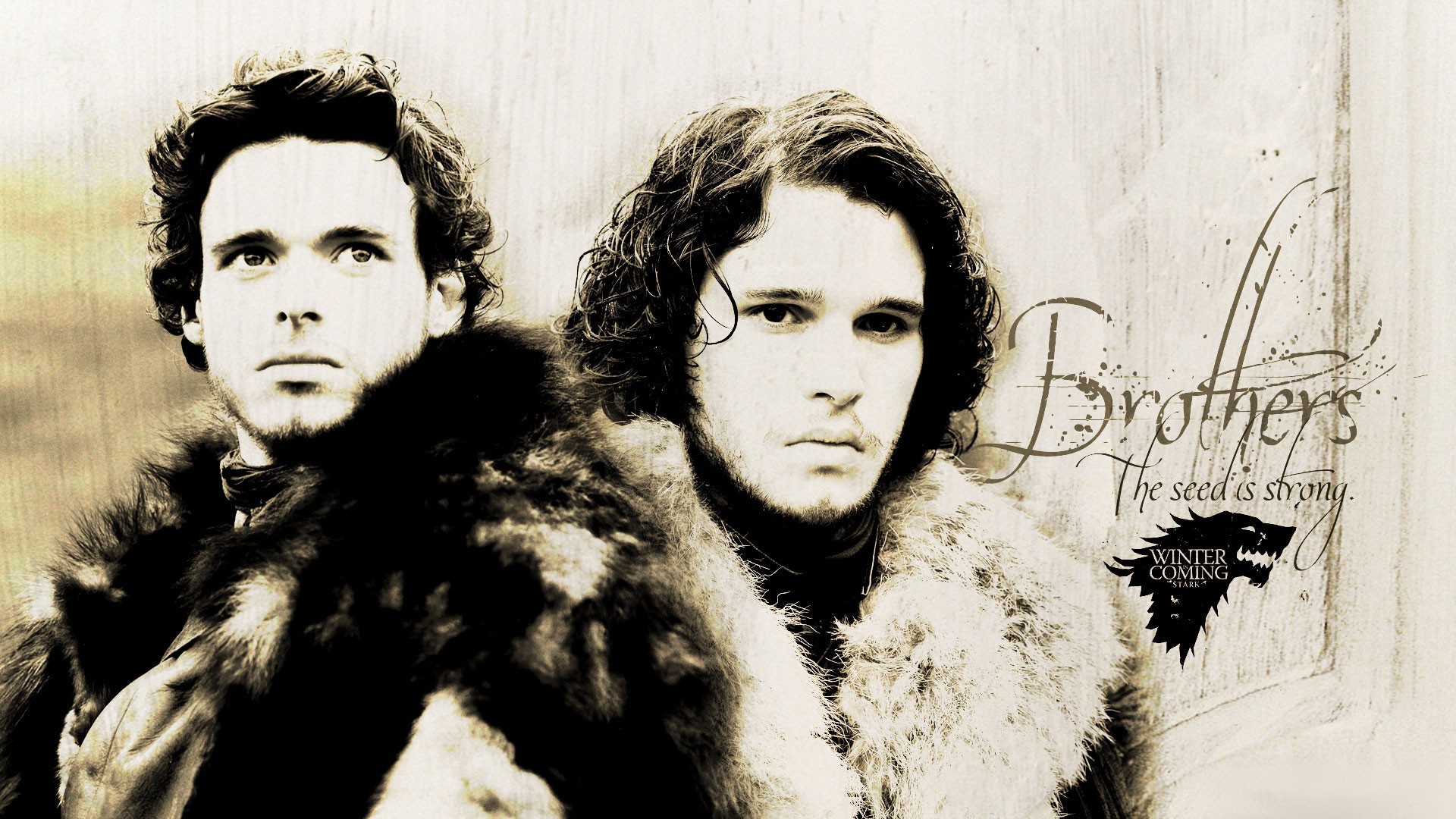 1920x1080 Jon Snow, Kit Harington, Richard Madden, Robb Stark, Kit Harington background