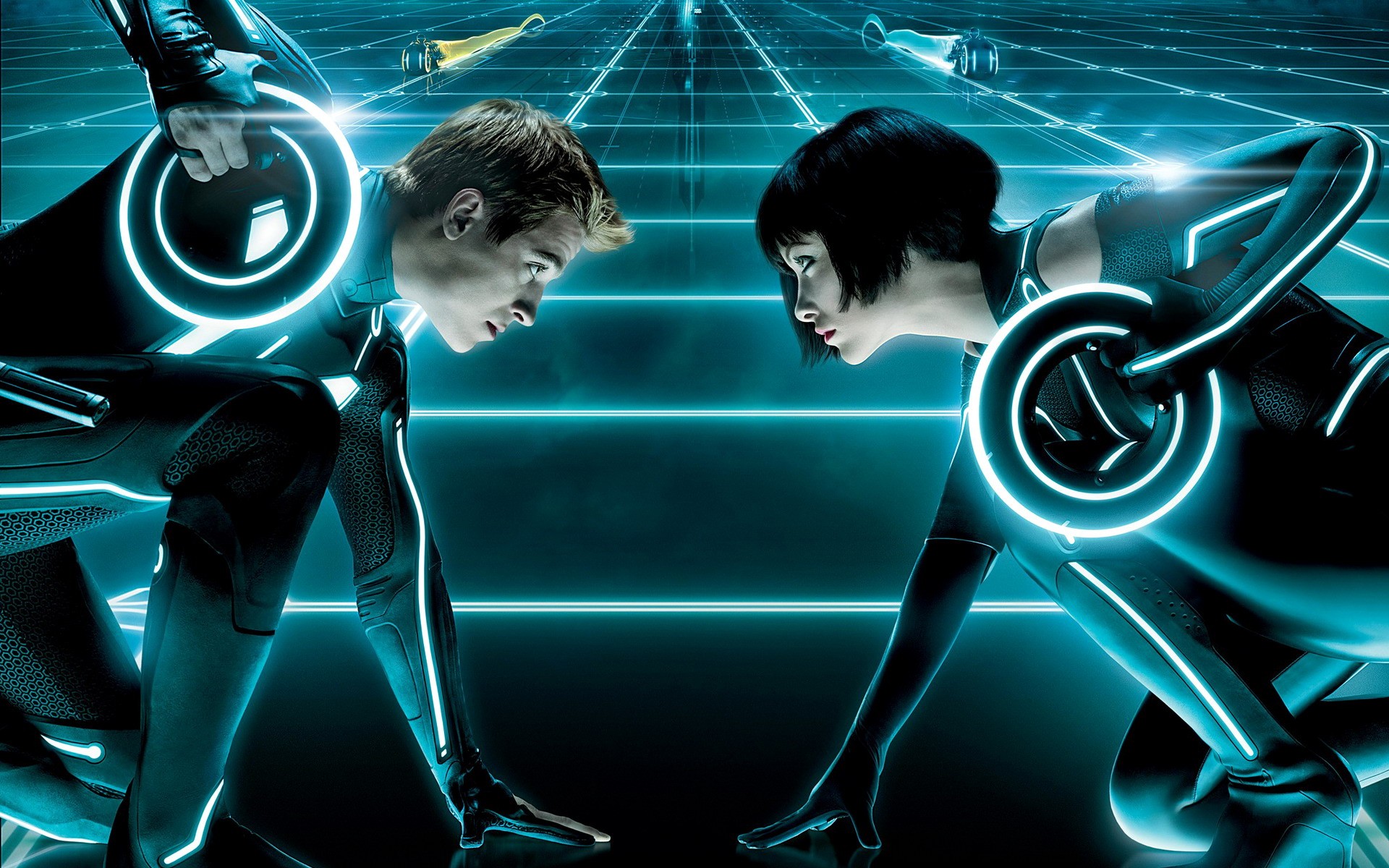 1920x1200 Futuristic, Garrett Hedlund, Movie, Olivia Wilde, Quorra (Tron), Sam Flynn, Sci Fi, Tron, Olivia Wilde wallpaper free hd widescreen