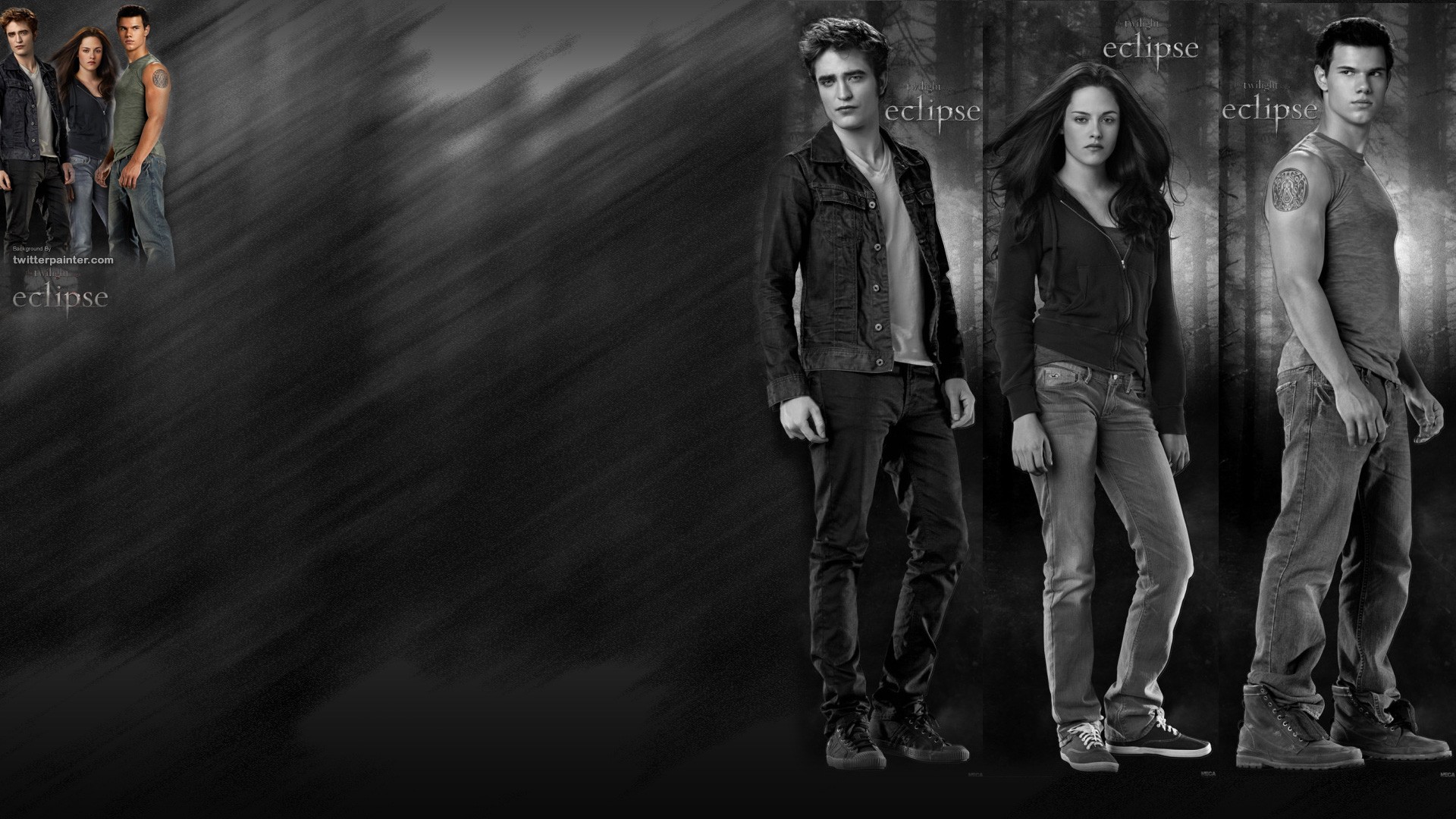 1920x1080 Bella Swan, Edward Cullen, Jacob Black, Kristen Stewart, Robert Pattinson, Taylor Lautner, Robert Pattinson desktop wallpaper
