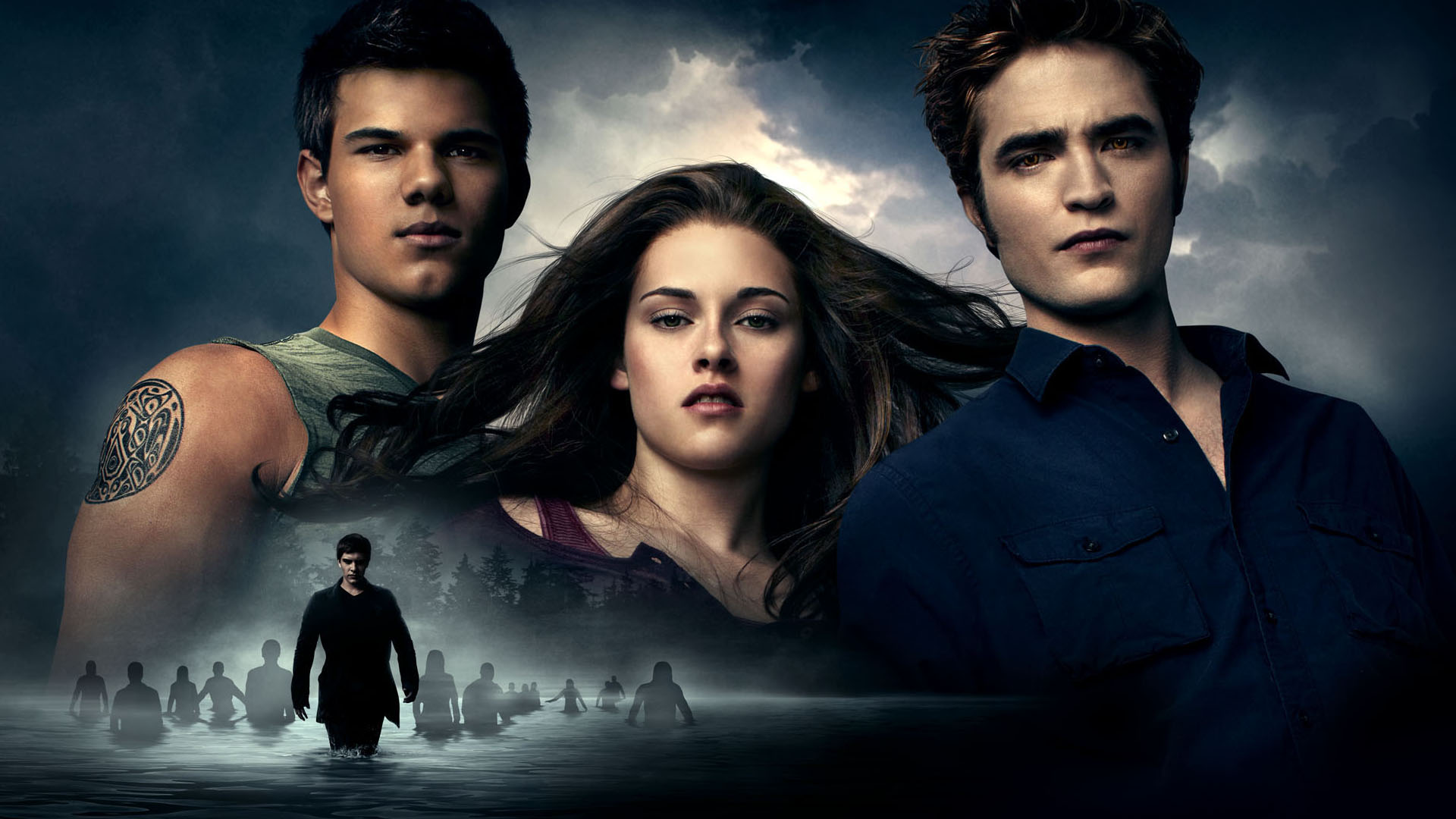 1920x1080 Bella Swan, Edward Cullen, Jacob Black, Kristen Stewart, Robert Pattinson, Taylor Lautner, Robert Pattinson windows wallpaper