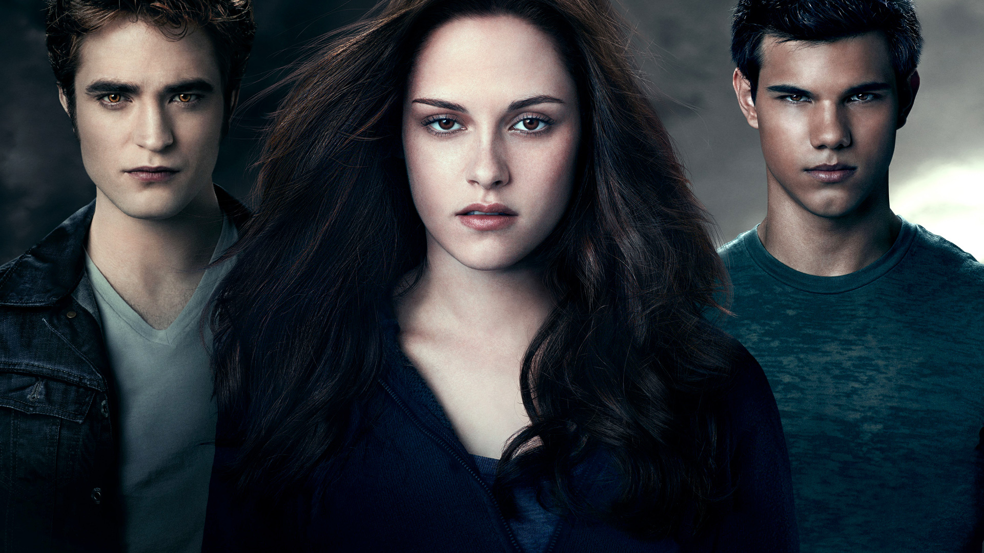 1920x1080 Bella Swan, Edward Cullen, Jacob Black, Kristen Stewart, Robert Pattinson, Taylor Lautner, Robert Pattinson widescreen wallpaper