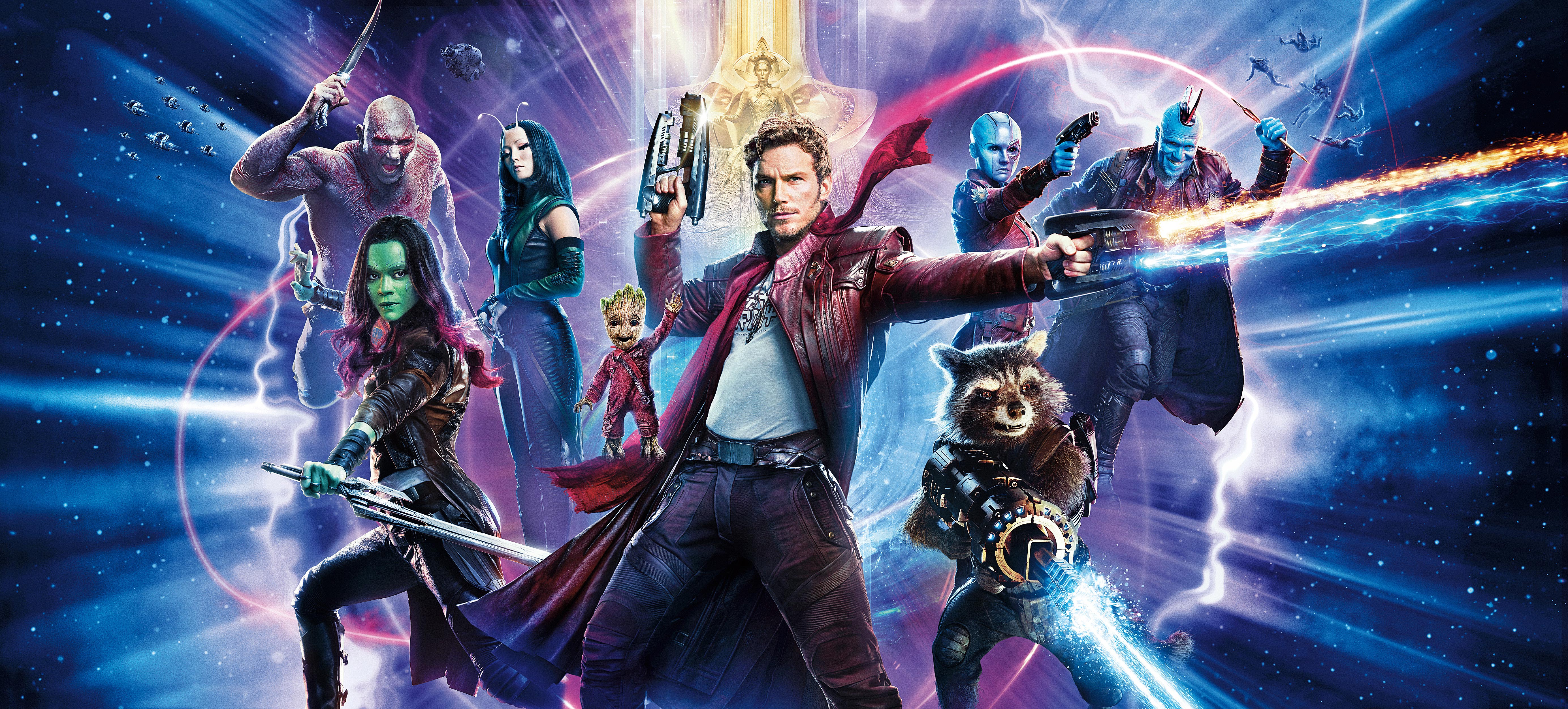 5537x2506 Ayesha (Guardians Of The Galaxy), Baby Groot, Bradley Cooper, Chris Pratt, Dave Bautista, Drax The Destroyer, Elizabeth Debicki, Gamora, Groot, Guardians of the Galaxy, Guardians of the Galaxy Vol. 2, Karen Gillan, Mantis (Marvel Comics), Michael Rooker, Nebula (Marvel Comics), Peter Quill, Pom Klementieff, Rocket Raccoon, Star Lord, Vin Diesel, Yondu Udonta, Zoe Saldana, Bradley Cooper wallpaper