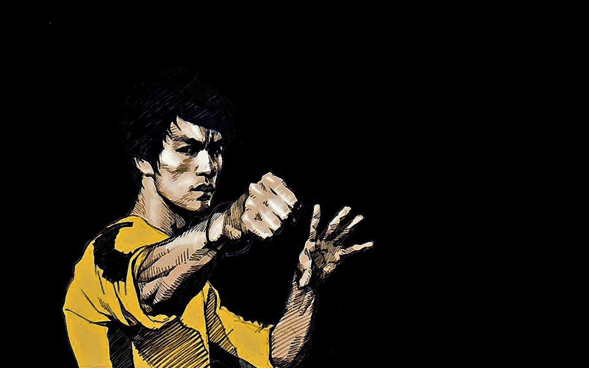 1920x1200 Artwork, Bruce Lee, Bruce Lee wallpaper