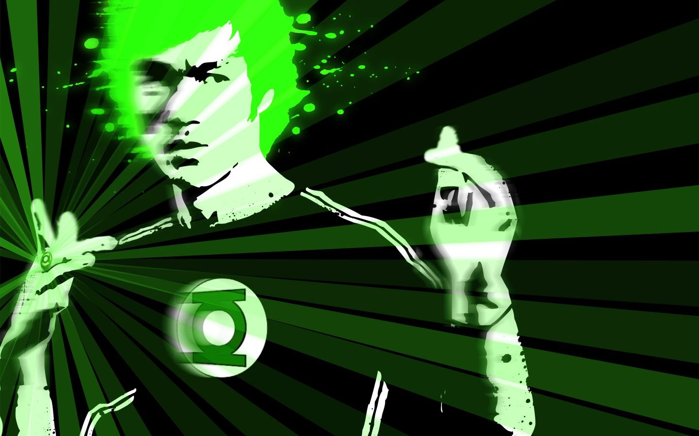 1440x900 Bruce Lee, Green Lantern, Bruce Lee wallpaper for computer