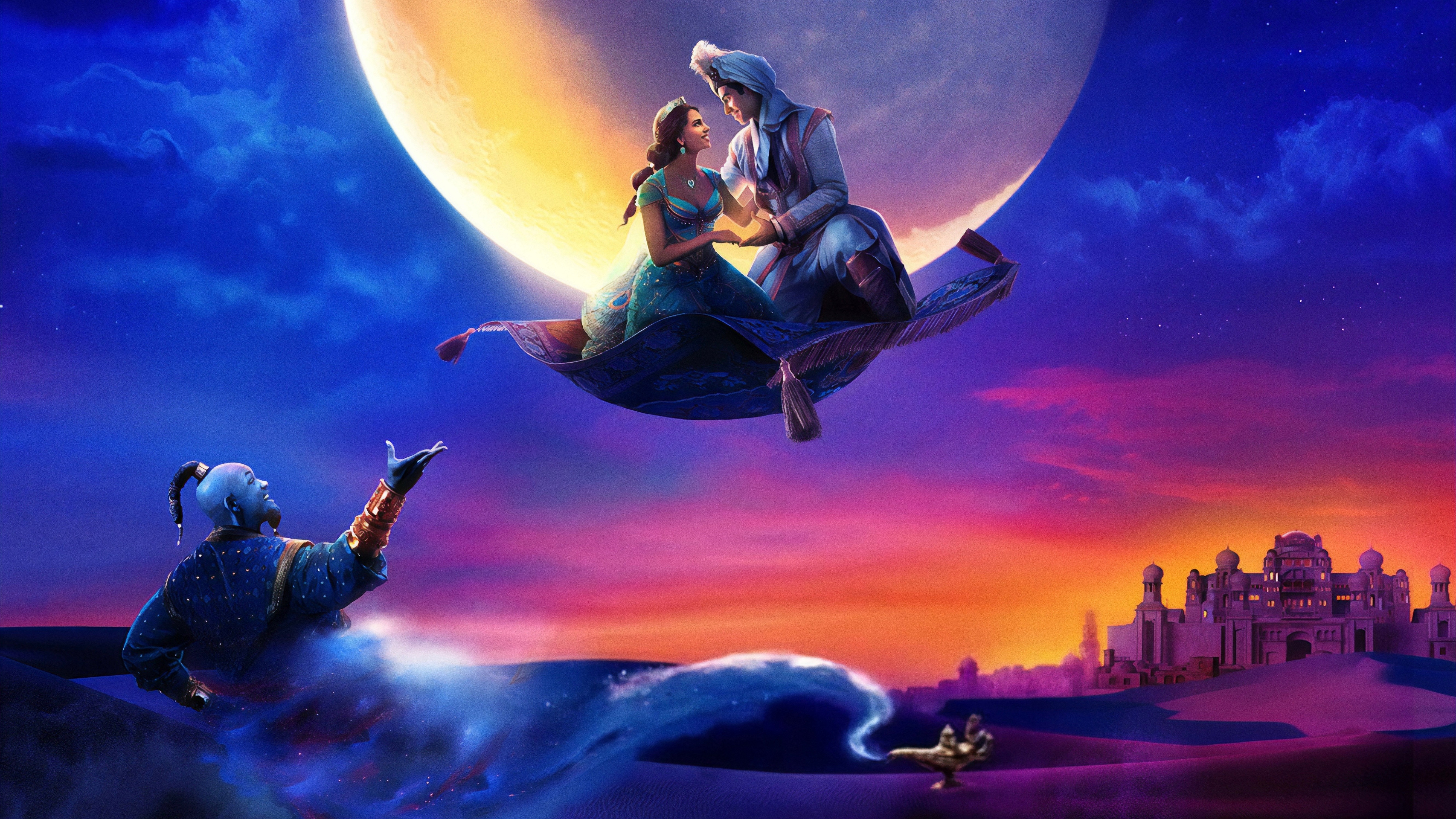 5323x2994 Aladdin (2019), Princess Jasmine, Will Smith, Will Smith desktop background