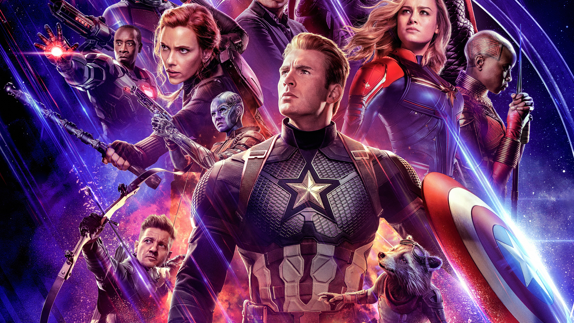 1920x1081 Avengers, Avengers EndGame, Black Widow, Brie Larson, Captain America, Captain Marvel, Carol Danvers, Chris Hemsworth, Clint Barton, Danai Gurira, Don Cheadle, Hawkeye, James Rhodes, Jeremy Renner, Karen Gillan, Marvel Comics, Movie, Natasha Romanoff, Nebula (Marvel Comics), Okoye (Marvel Comics), Rocket Raccoon, Scarlett Johansson, Steve Rogers, Superhero, War Machine, Chris Hemsworth computer background