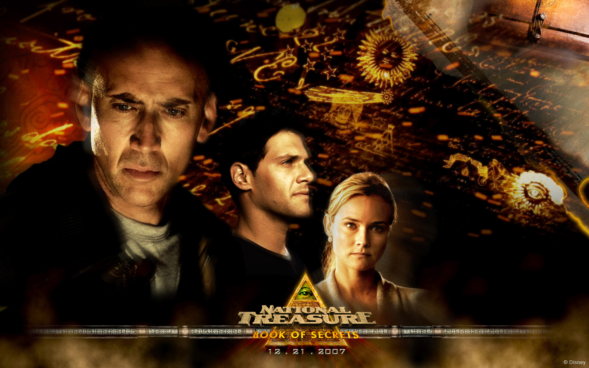 1920x1200 Adventure, Diane Kruger, National Treasure: Book Of Secrets, Nicolas Cage, Diane Kruger wallpaper for desktop