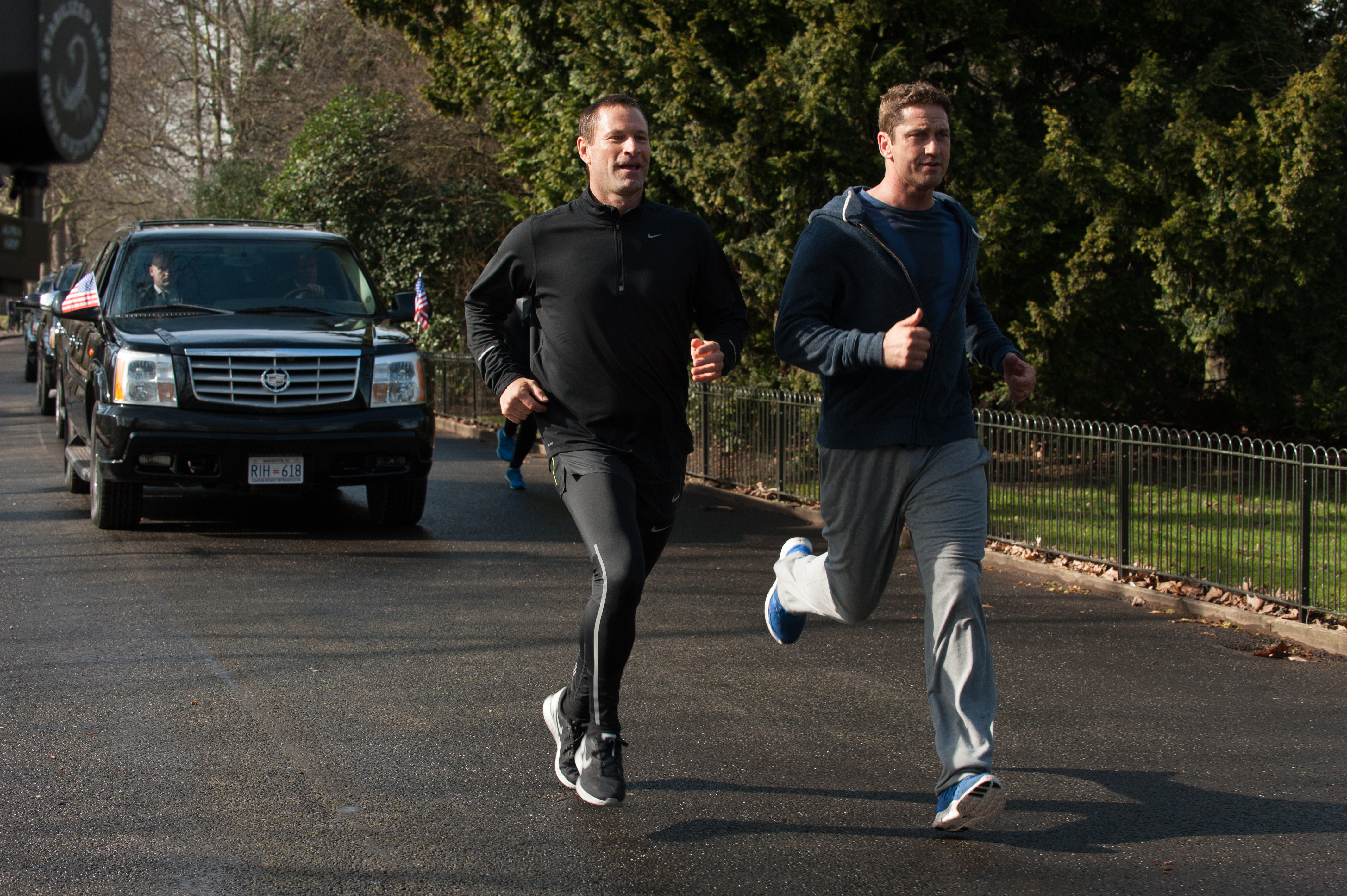 4256x2832 Aaron Eckhart, Benjamin Asher, Gerard Butler, Mike Banning, Gerard Butler wallpaper