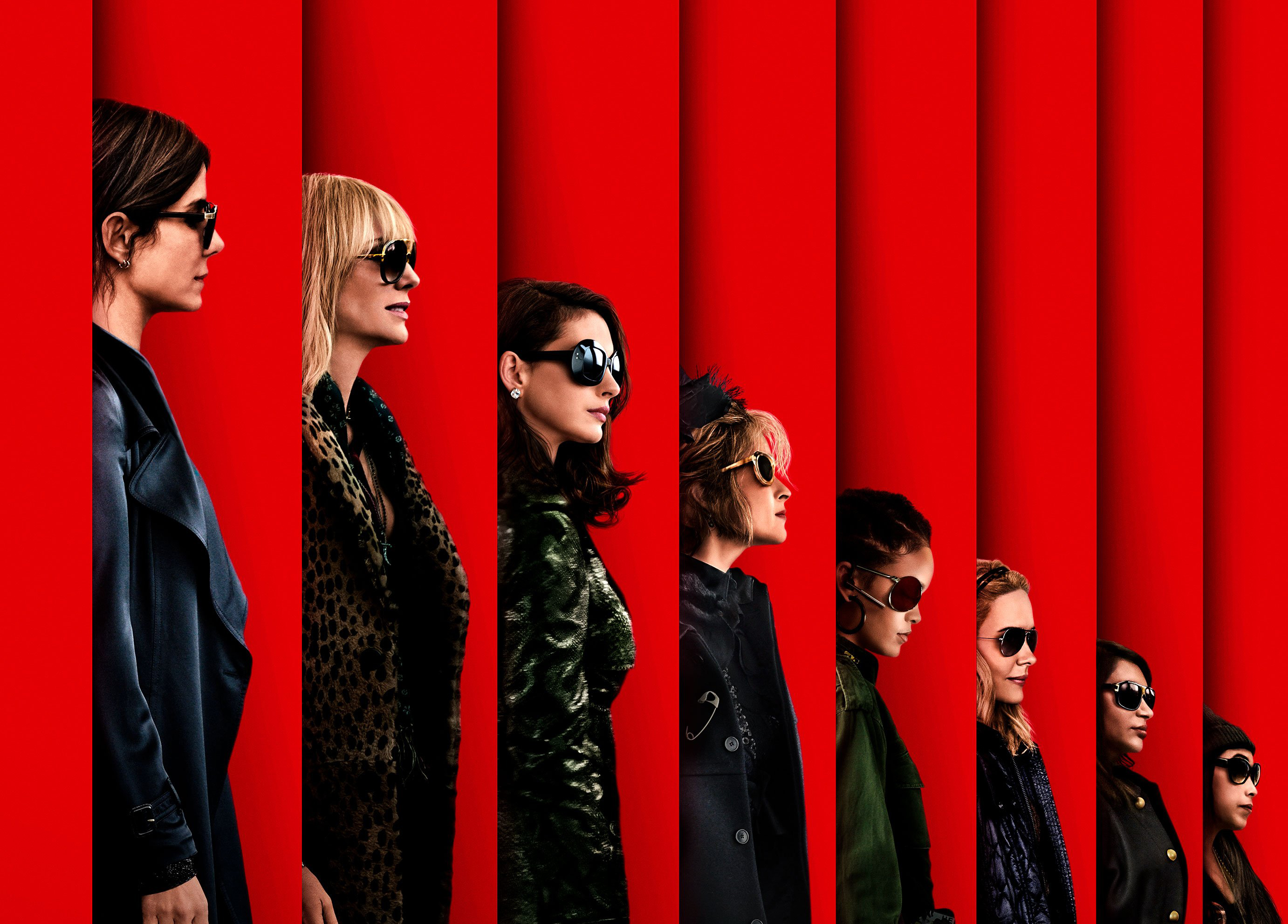 2764x1984 Anne Hathaway, Awkwafina, Cate Blanchett, Helena Bonham Carter, Mindy Kaling, Oceans Eight, Rihanna, Sandra Bullock, Sarah Paulson, Helena Bonham Carter desktop background